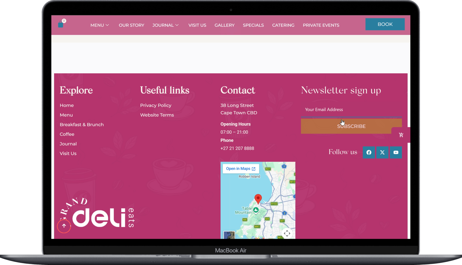 02. Professional Header & Footer