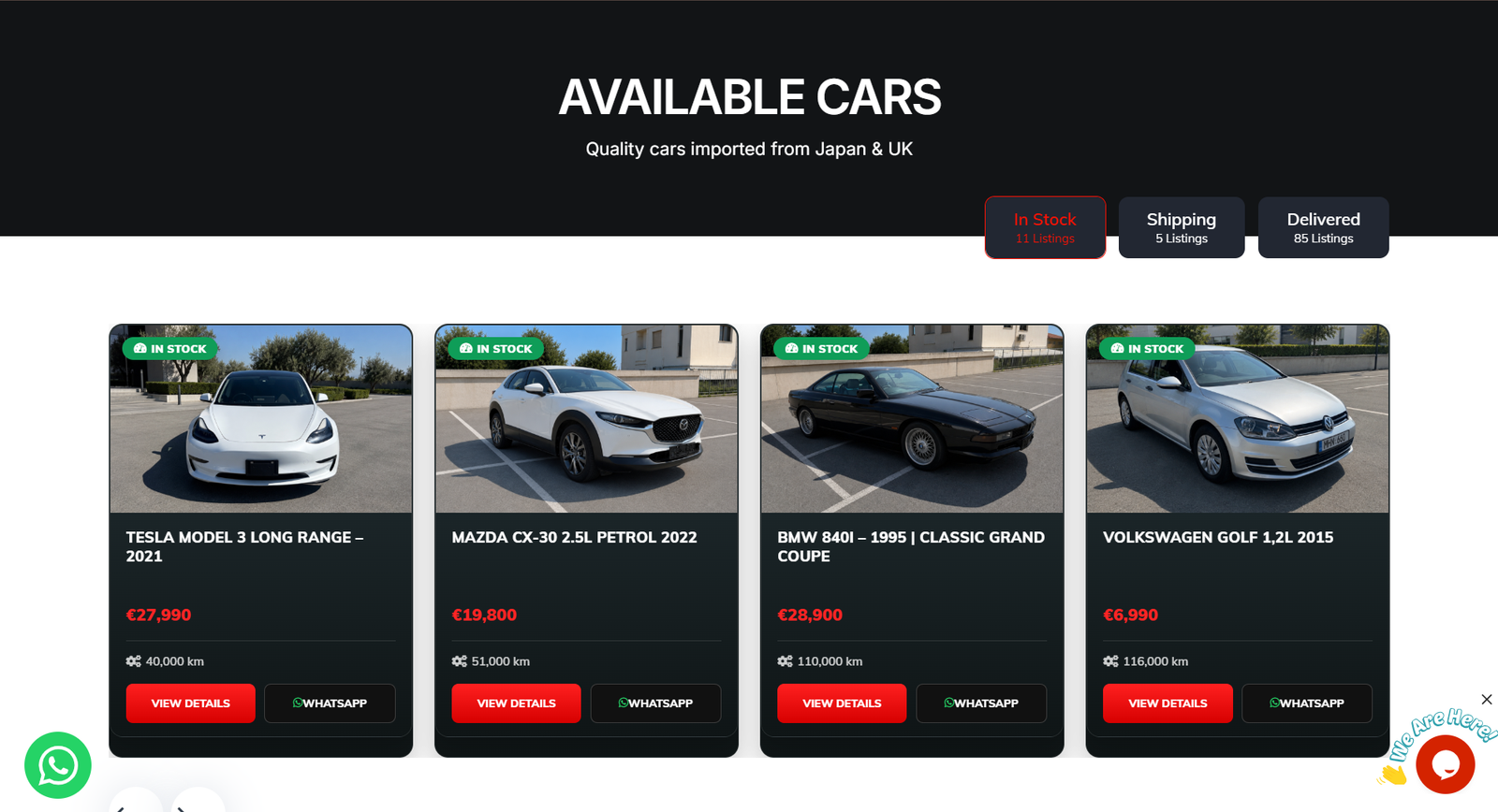 02. Homepage Featured Section